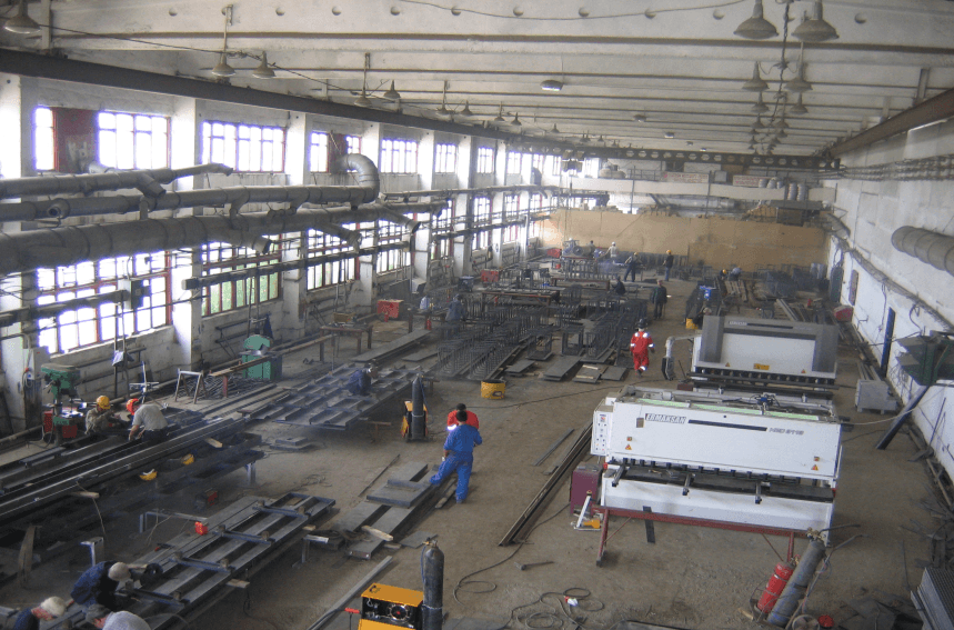 Steel fabrication facility