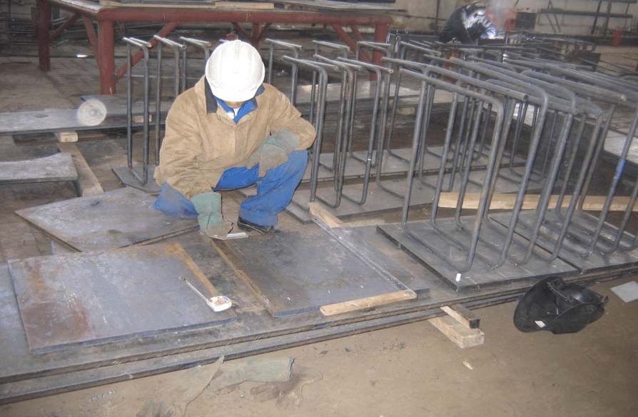 Fabricated steel components